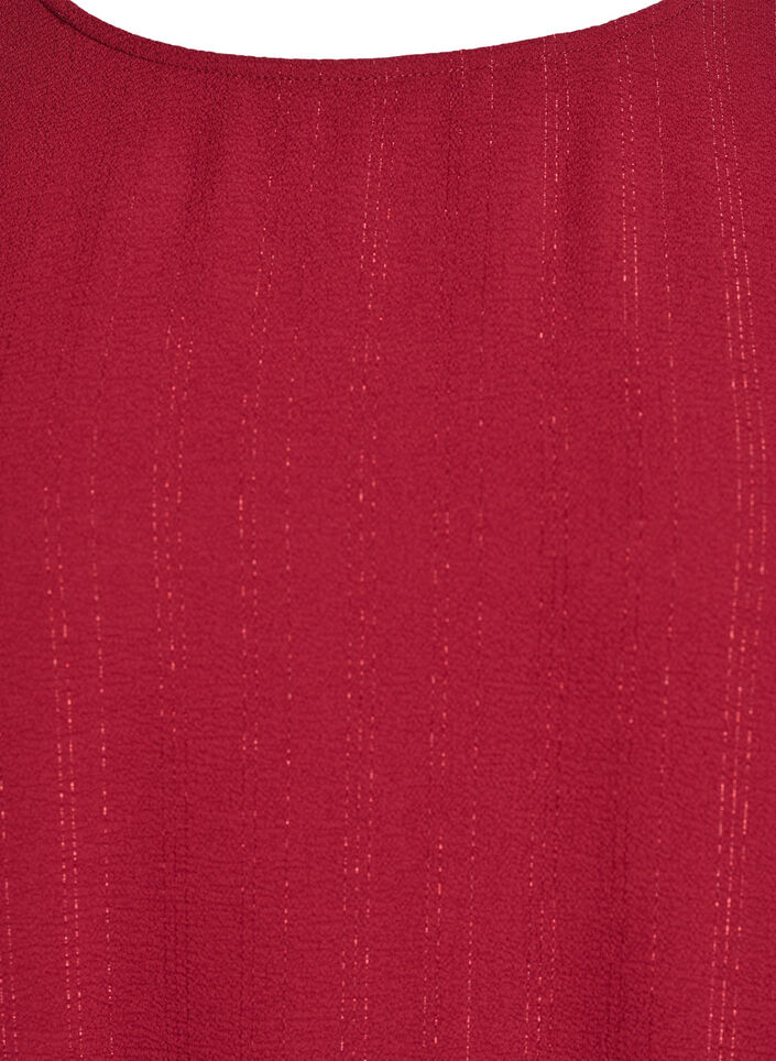Blouse with glitter, Dark Bordeaux, Packshot image number 2