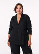 Lace blazer with button closure, Black, Model image number 0