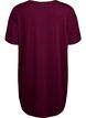 Short-sleeved nightgown in viscose, Fig, Packshot image number 1