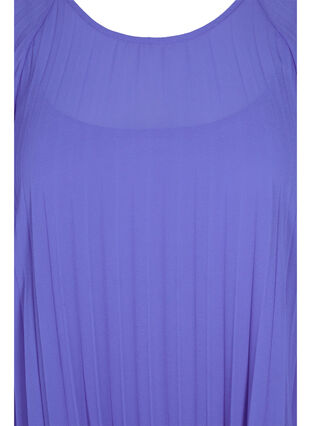 A-line dress with 2/4 sleeves, Dazzling Blue, Packshot image number 2
