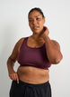 Sports bra with racerback, Red, Model image number 0