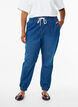 Denim joggers with pockets, Blue, Model image number 3