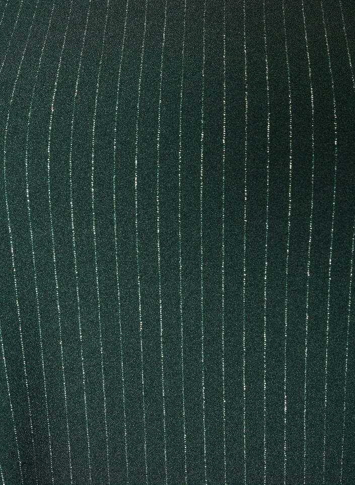 Short A-line dress with glitter stripes, Green, Packshot image number 2
