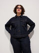 Classic denim jacket with contrast stitching, Blue, Model image number 0