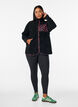 Teddy-fleece jacket with cherry details, Black, Model image number 1