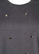 Sweatshirt with eyelets, Dark Grey, Packshot image number 2