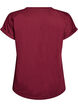 Short-sleeved cotton blend t-shirt, Dark Bordeaux, Packshot image number 1