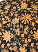 Floral cotton dress with ruffle details and a loose A-line shape, Orange, Packshot image number 2