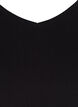 Solid coloured basic t-shirt in cotton, Black, Packshot image number 2