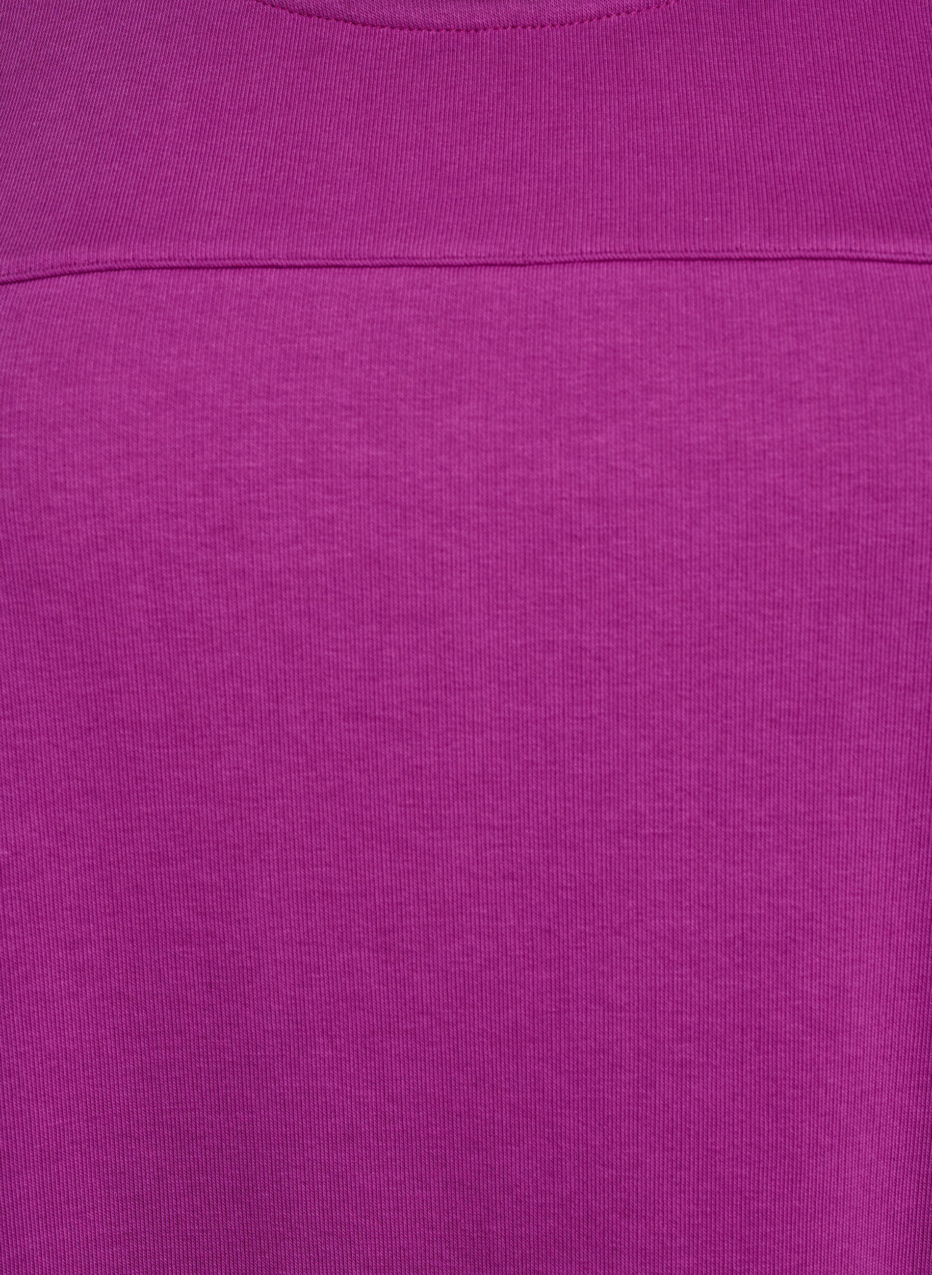 Zizzifashion Jersey dress with short sleeves and pockets, Purple, Packshot image number 2