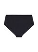 Microfiber briefs with floral embroidery, Black, Packshot image number 1