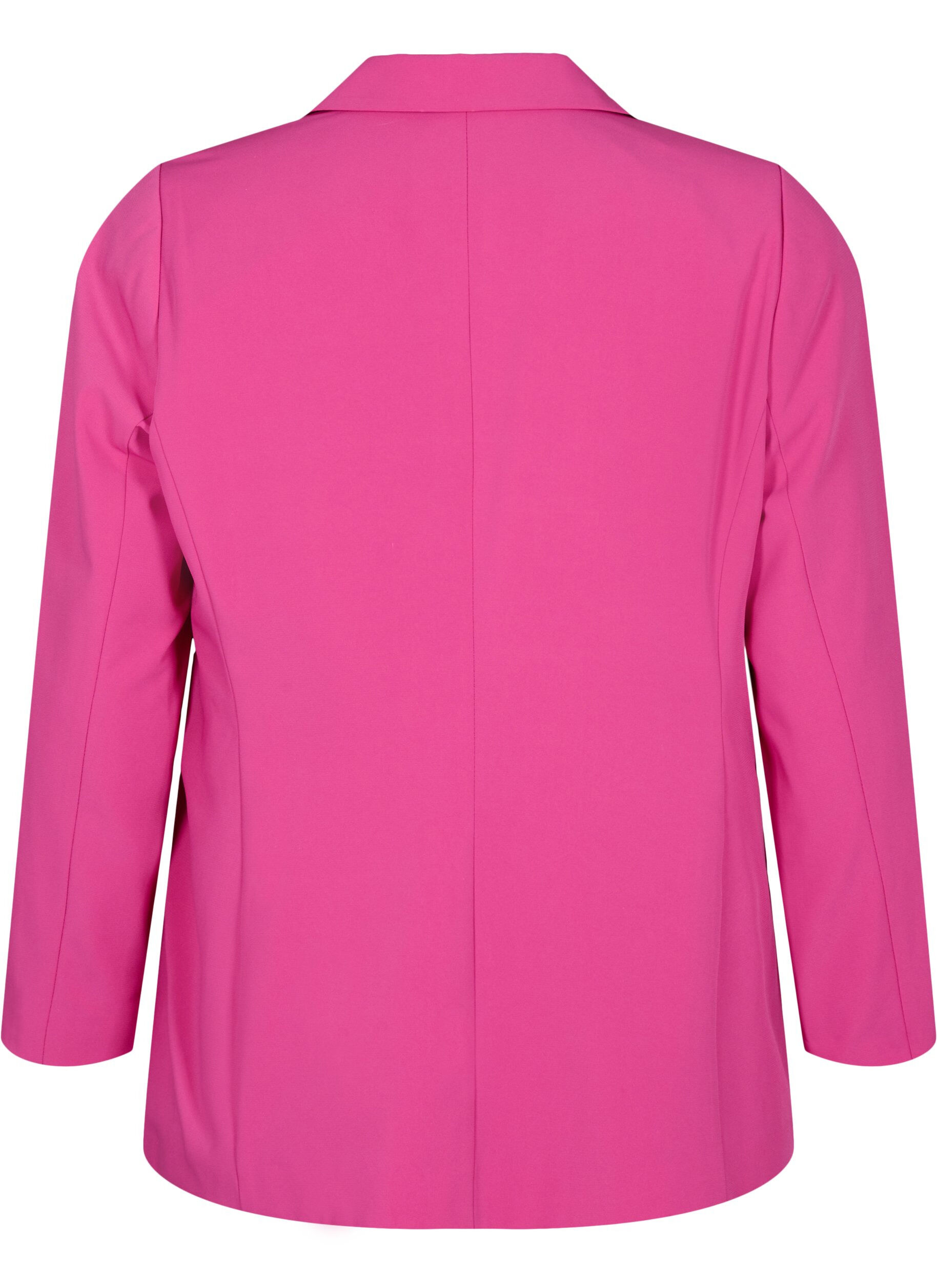 Zizzifashion Classic blazer with pockets, Festival Fuchsia, Packshot image number 1