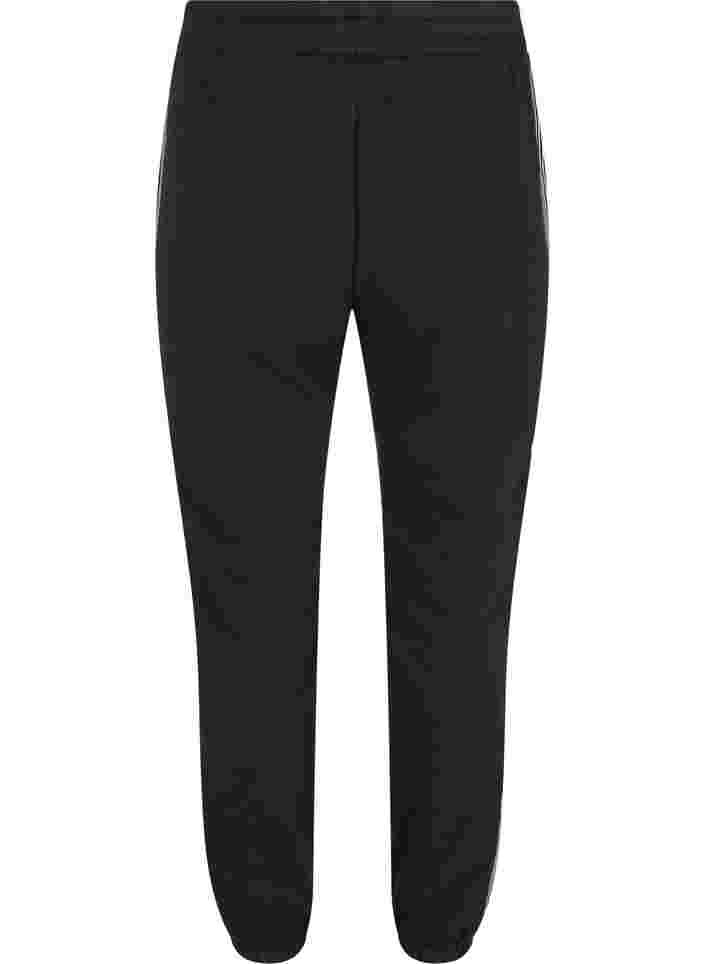 Sweatpants with a drawstring and pockets, Black, Packshot image number 1
