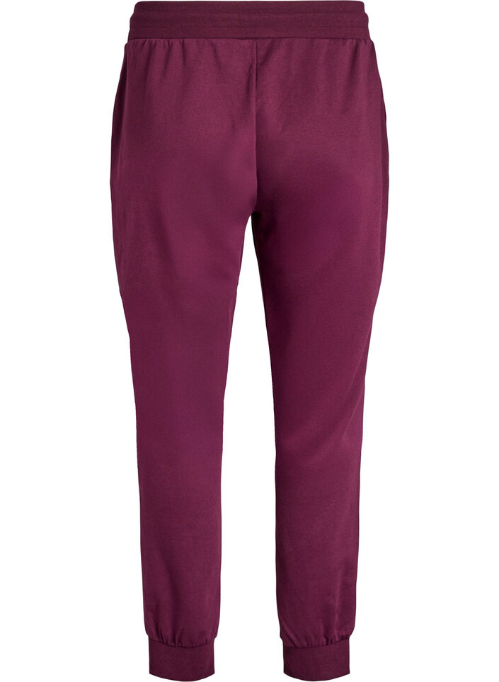 Loose tracksuit trousers with pockets, Red, Packshot image number 1