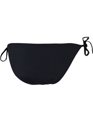 Bikini bottoms with tie strings, Black, Packshot image number 1