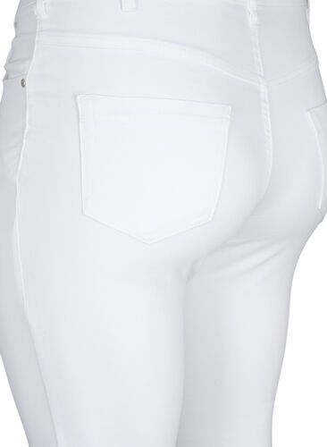 Slim fit Emily jeans with normal waist, White, Packshot image number 3