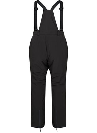 Ski trousers with braces, Black, Packshot image number 1