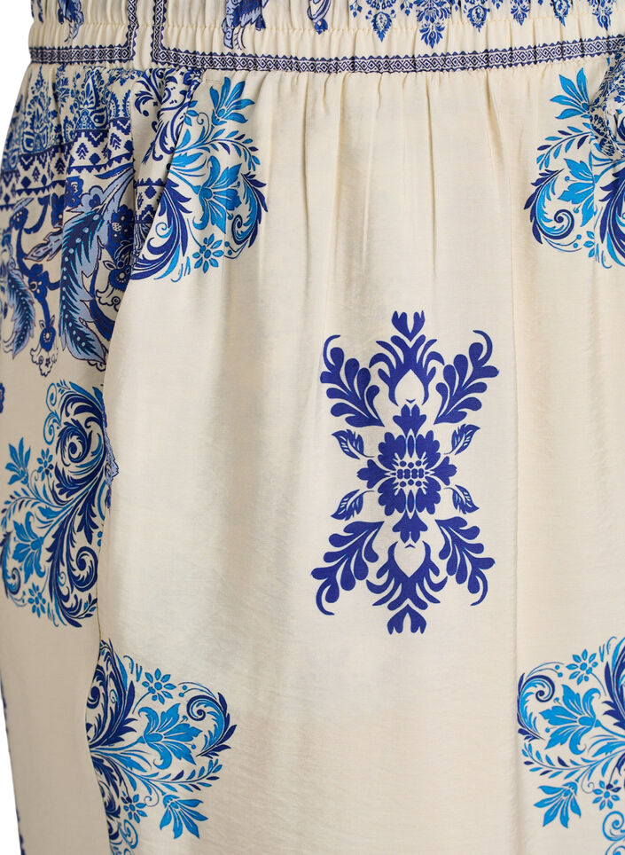 Patterned wide-leg trousers, 9991, Packshot image number 2