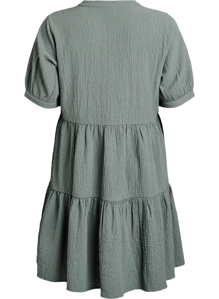 Short A-line dress, Green, Packshot image number 1
