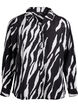 Zebra print shirt, Black, Packshot image number 0