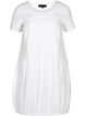 Short-sleeved cotton dress, White, Packshot image number 0