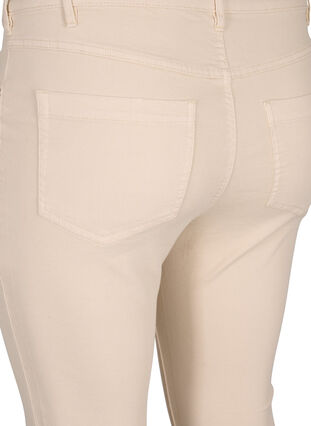 High waisted Amy jeans with super slim fit, Oatmeal, Packshot image number 2