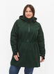 Softshell jacket with detachable hood, Green, Model image number 0
