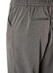 High-waisted tailored trousers with straight fit, Dark Grey, Packshot image number 3