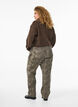 High-waisted Gemma jeans with snake print, Brown, Model image number 1