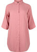 Long shirt in cotton muslin, Old Rose, Packshot image number 0