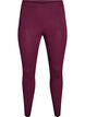 Basic leggings in viscose, Dark Bordeaux, Packshot image number 0