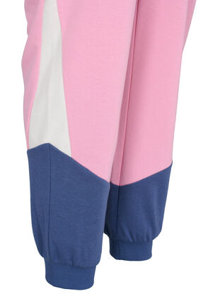 Sweatpants with colour block, C. Pink C. Blocking, Packshot image number 3