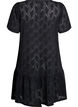 FLASH - Short jersey dress with eyelet pattern, Black, Packshot image number 1