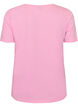 V-neck T-shirt, Pink, Packshot image number 1