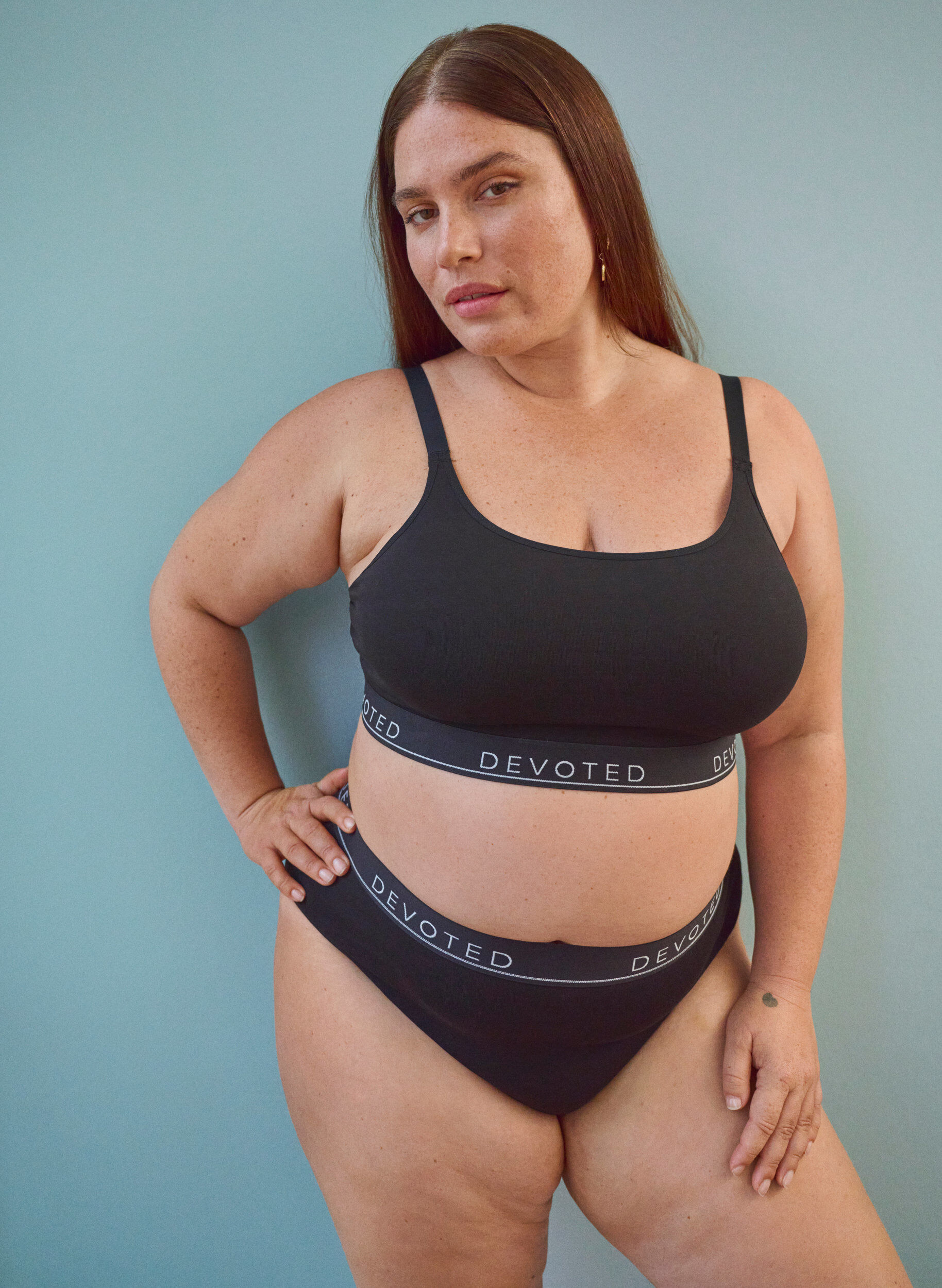 Cotton g-string with a regular waist
