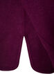 Knitted blouse with round neck and knitted pattern, Red, Packshot image number 3