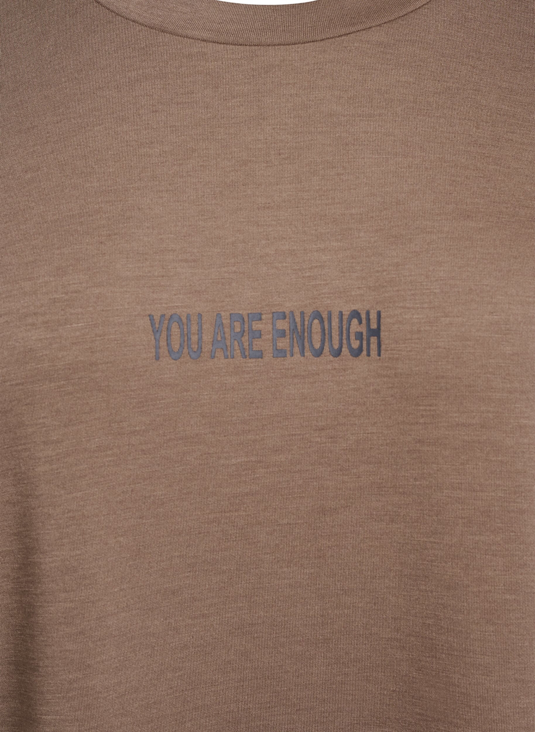 Zizzifashion Short sweatshirt dress in a modal mix, Fossil , Packshot image number 2