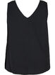 Sleeveless top in cotton, Black, Packshot image number 1
