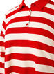 Long-sleeved polo shirt with stripes, Red, Packshot image number 2