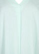 Cotton blend kaftan dress with linen, Green, Packshot image number 2
