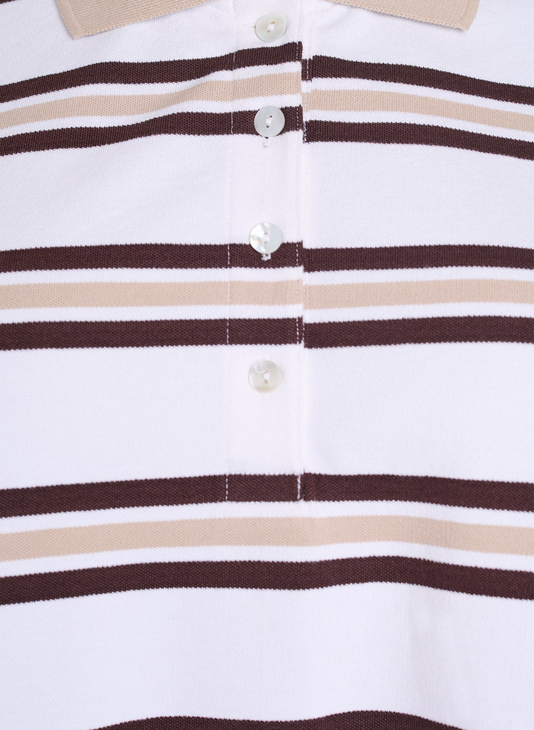 Zizzifashion Short sleeve polo shirt, Vanilla, Packshot image number 2
