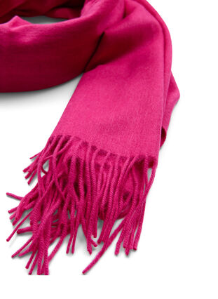 Scarf in a wool blend, Very Berry, Packshot image number 1