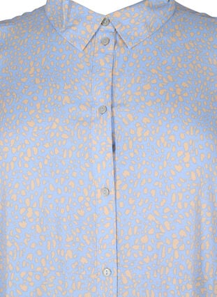 Viscose shirt dress with print, Small Dot AOP, Packshot image number 2
