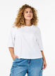 Boxy T-shirt in organic cotton, White, Model image number 0