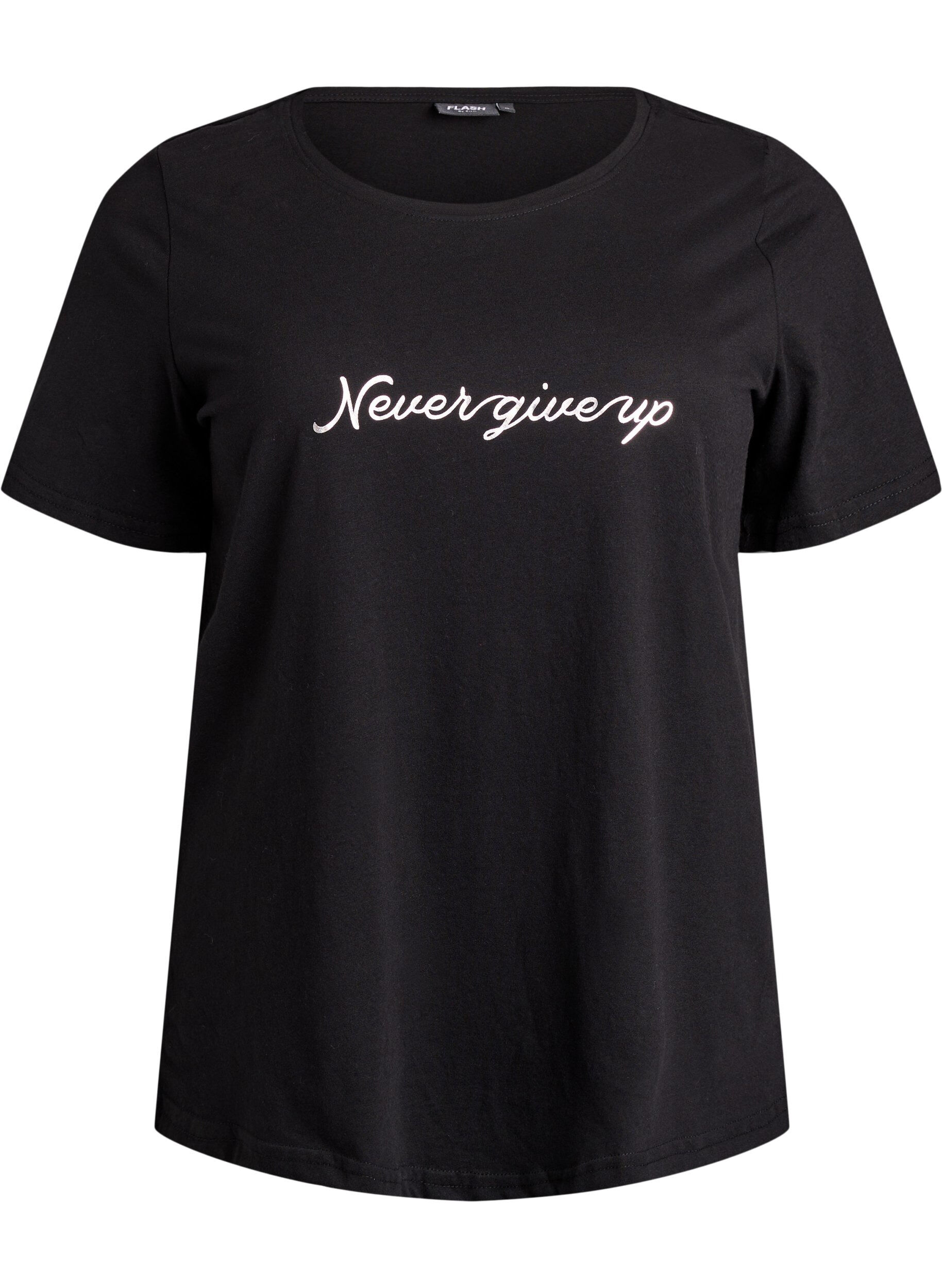 ZizzifashionT-shirt with motif, Black, Packshot image number 0