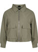 Bomber jacket with collar and pockets, Green, Packshot image number 0