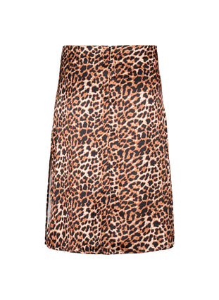 Leopard print skirt with slits, Leopard AOP, Packshot image number 1