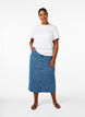 Basic cotton T-shirt with round neck, White, Model image number 1