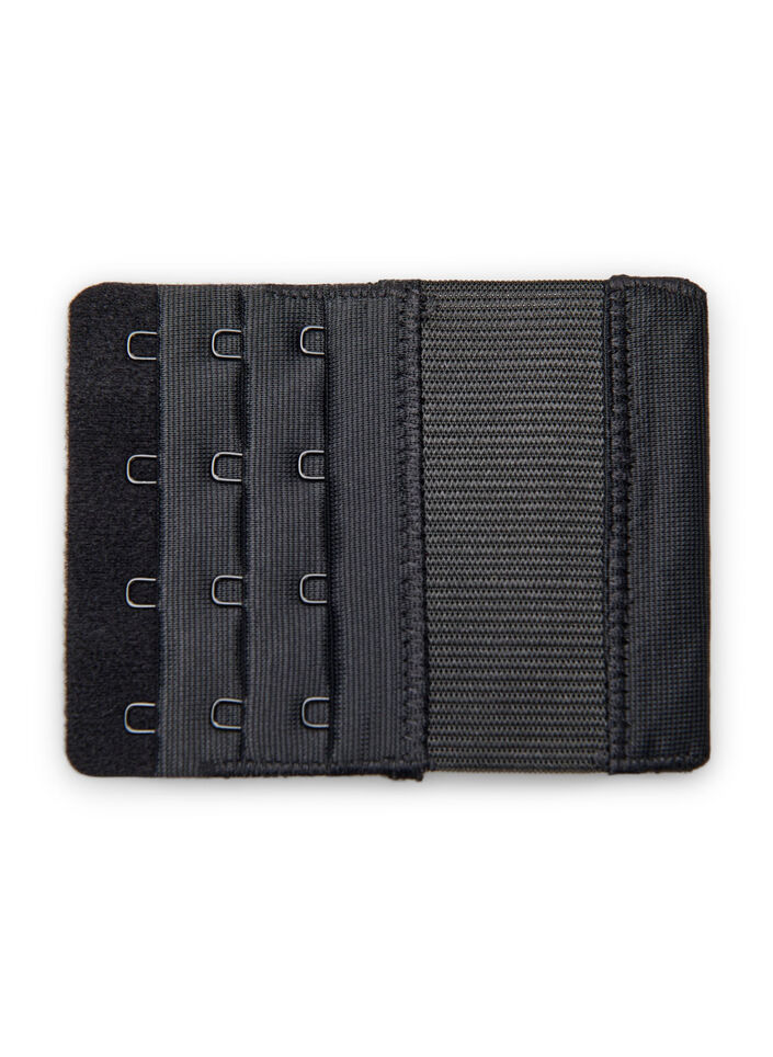 Bra extender with 6 hooks, Black, Packshot image number 1