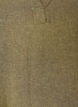 Midi dress in linen and viscose with 1/2 sleeves, Green, Packshot image number 2